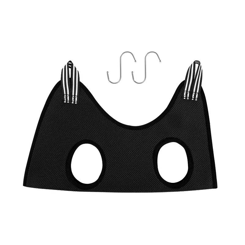 Mesh Grooming Hammock & Restraint Bag for Dogs & Cats - Black / XS-suit 2-4kg / SPC (XS-suit 2-4kg)
