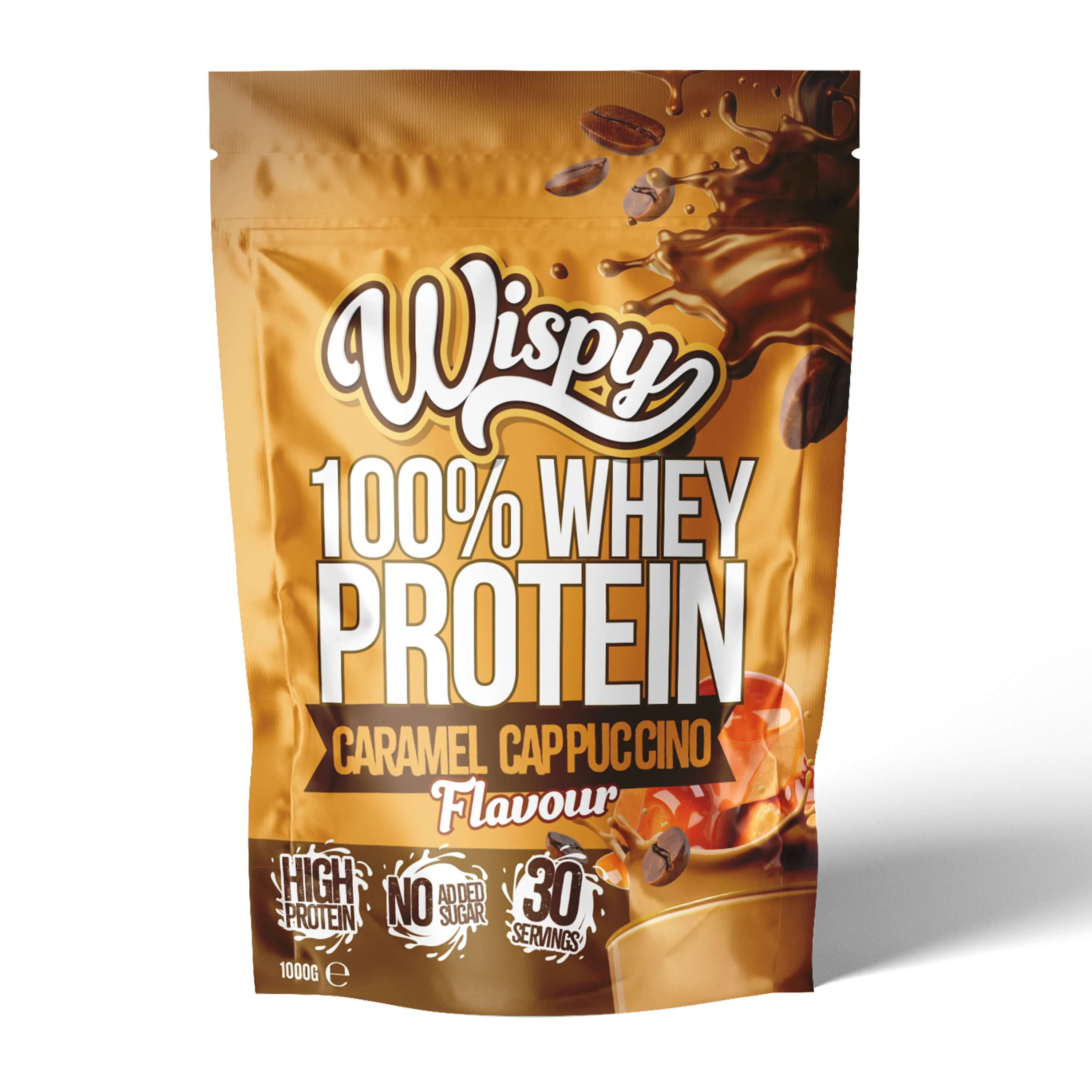Wispy 100% Whey Protein (1000g) - Caramel Cappuccino