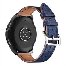 XIAOMI YOUPIN för Haylou LS02 / RS4 Plus LS11 20 mm klockarmband Ersättningsrem Texturerad äkta läder Justerbar handledsrem