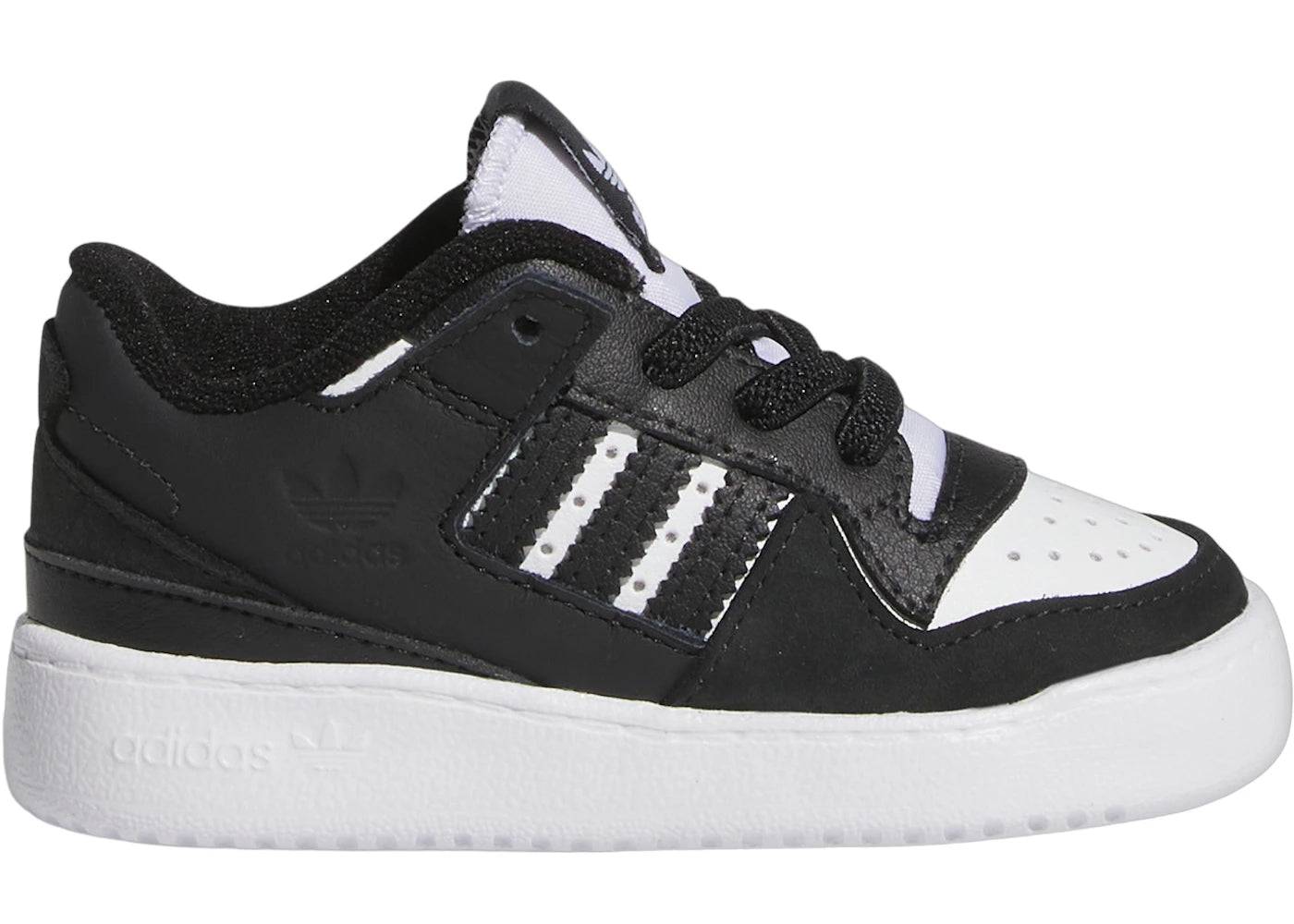 adidas Forum Low Core Black Cloud White Cream White (TD) - UK 7.5K