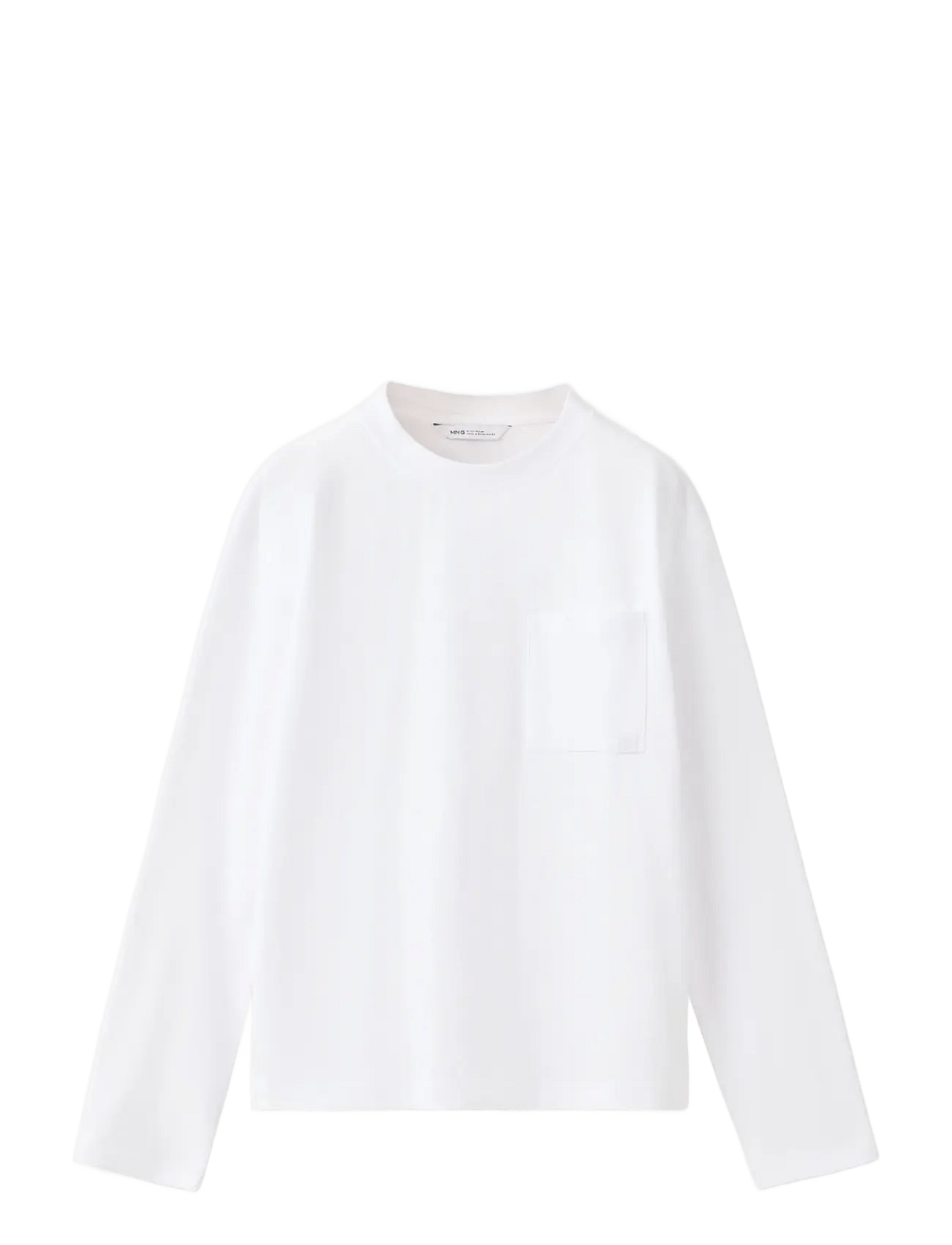 Mango Loose-Fit Cotton T-Shirt - White - 5-6