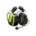 3m peltor ws alert x hjelmmonteret headset mrx21p3e4ws6 klar gul
