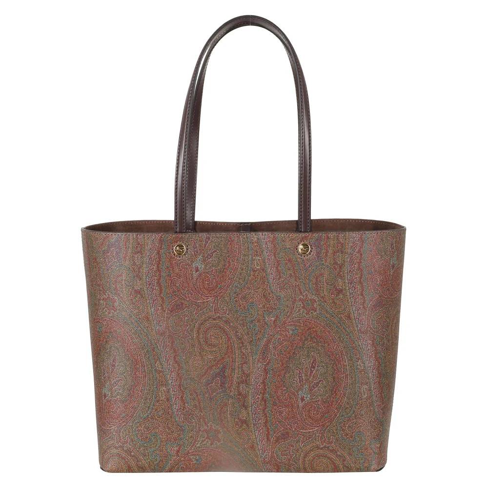 Etro Essential Shopping Bag - Tasker - Dame - Brun - ONE SIZE - Bomuld