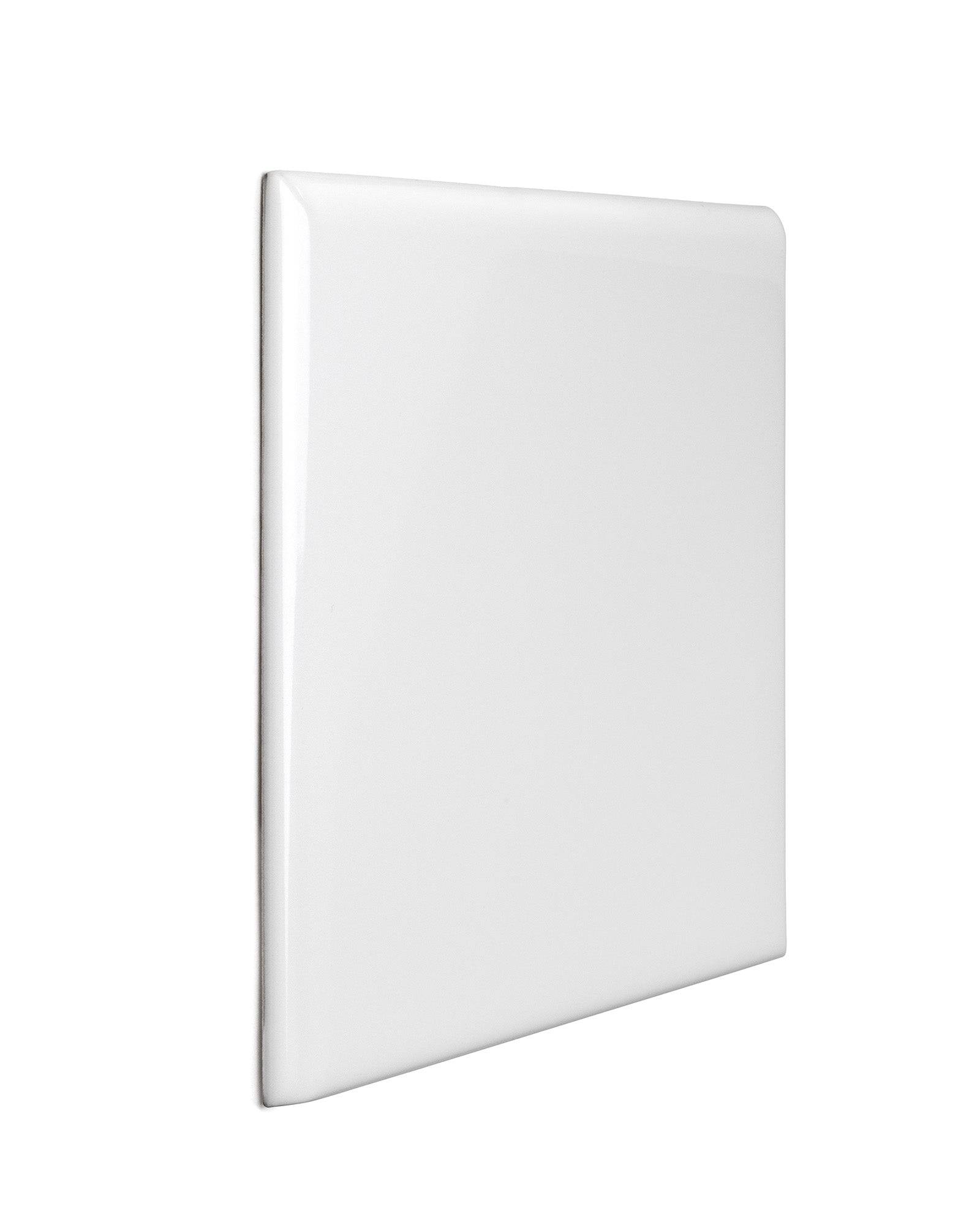 Victoria flise – 15 x 15 cm hvid bullnose hjørne