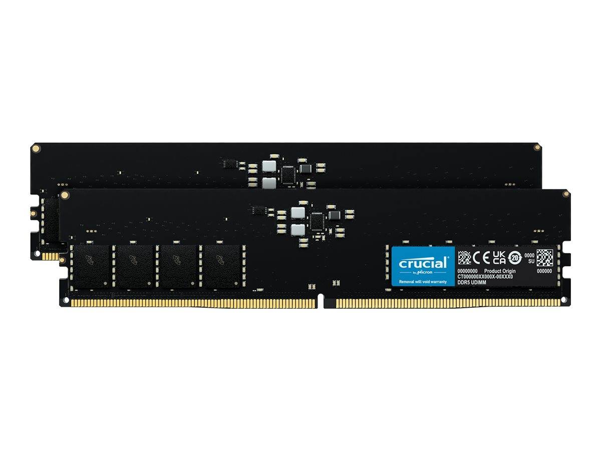 Crucial DDR5 SDRAM 32GB kit CL40 Ikke-ECC DIMM 288-PIN --> I externt lager, forväntat leveransdatum hos dig 29-09-2026