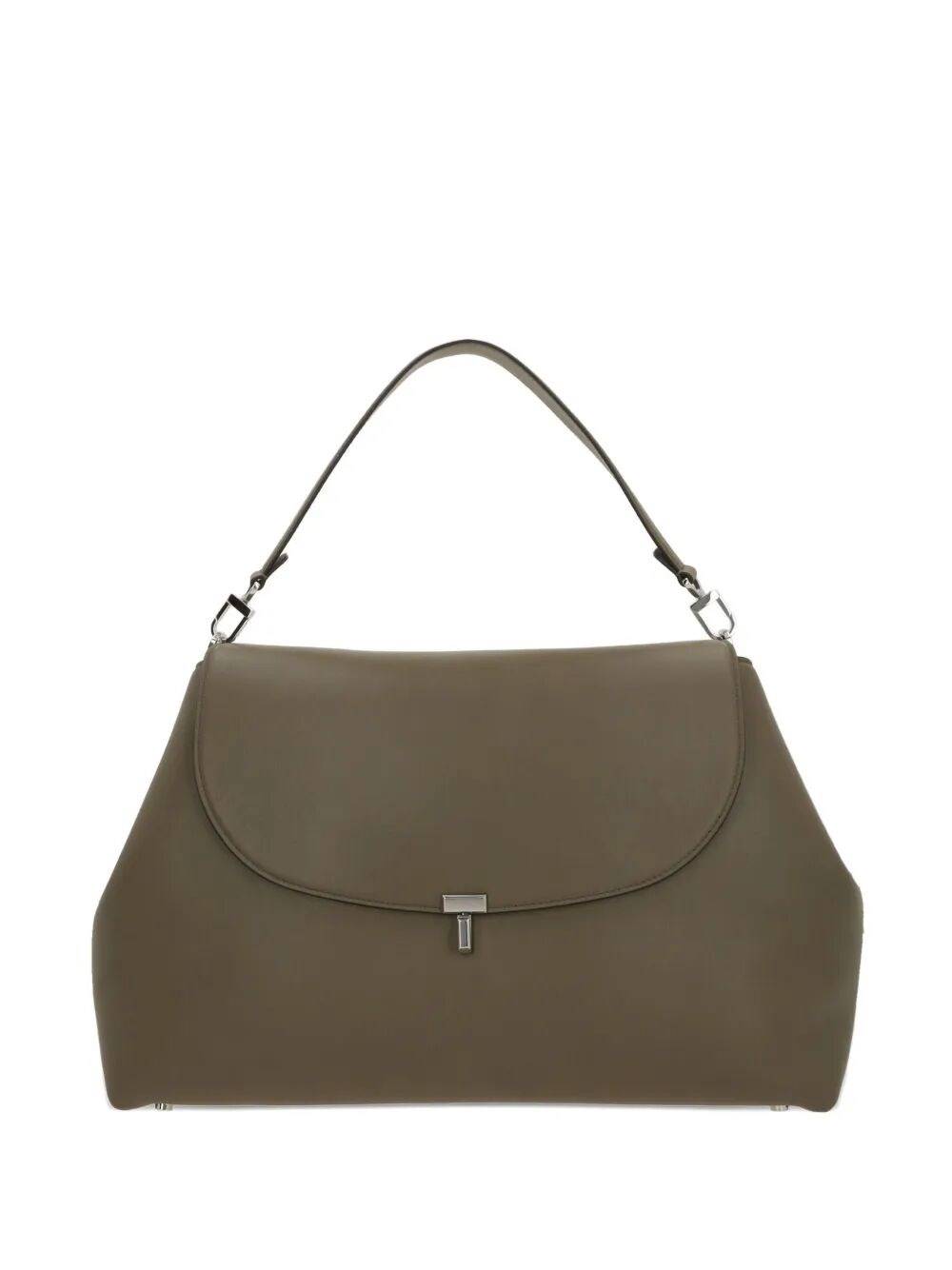 TOTEME T Lock Leather Satchel