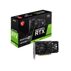 Grafikkort - MSI GeForce RTX 3050 Ventus 2X OC Black, 6GB GDDR6, HDMI, DisplayPort