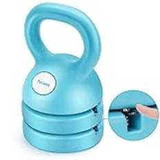 Ysraell justerbar kettlebell viktsats: 3-i-1 kettlebells (5 pund 3,6 kg 5,4 kg för att välja) för hemmagym, helkroppsträning styrketräning, viktminskning | särskilt bra för nybörjare och kvinnor