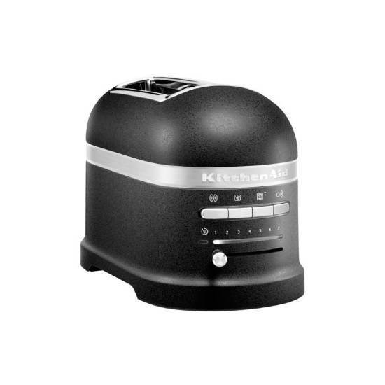 Brödrost med 2 platser, Artisan@, 1250W, "Cast Iron Black" färg - Kitc