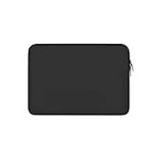 AISHANBAIHUODIAN Mjuk bärbar datorväska passar for Macbook Air Pro 13 14 15,6 17 tums foderfodral(Black,M1 Chip Air 13 A2337)