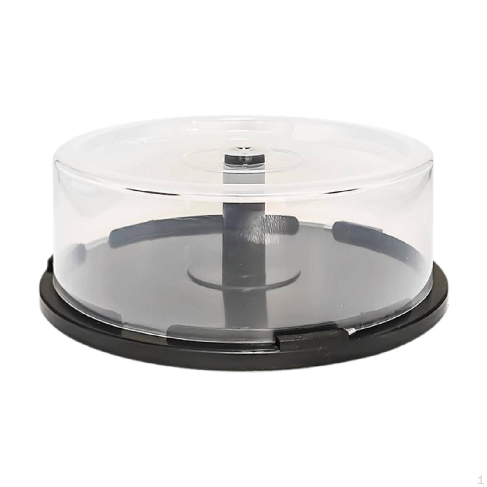 CD Förvaringshink Behållare Bärbar Lättviktig Korg Tom DVD-fodral för Hem Vardagsrum gray