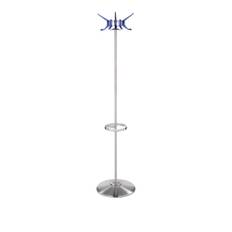 Kartell - Hanger Brushed Steel Cobalt - Klädhängare & galgar - Alberto Meda - Blå