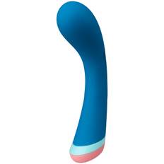 Baseks Tricolour Genopladelig G-punkt Vibrator - Blue