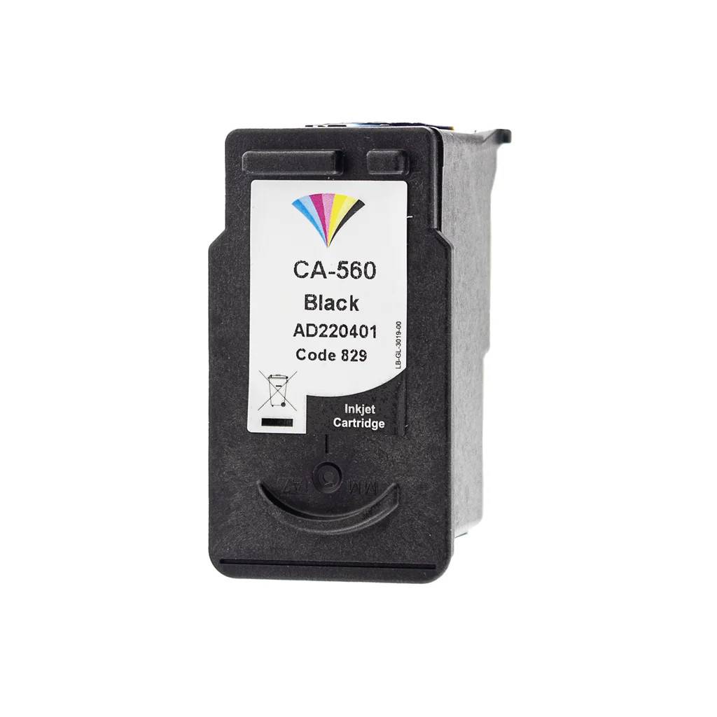 Bläckpatron svart CA-560 Ersätter CANON PG-560