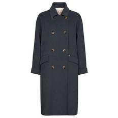 MOS MOSH JAKKE, MMVENICE WOOL COAT, NAVY BLAZER