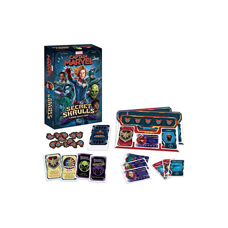USAopoly USOBN011576 Captain Marvel: Secret Skrulls - English