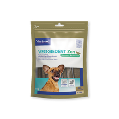 VIRBAC. Veggiedent ZEN. Tyggestænger til hunde. XS hunde under 5 kg. 15 STK