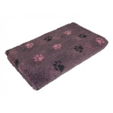 Non-slip Vetbed Purple with 2 Colored Paws 100 x 150 cm - 30 mm thick