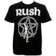 UUP Rush Band Starman Slim Fit T-Shirt Black L