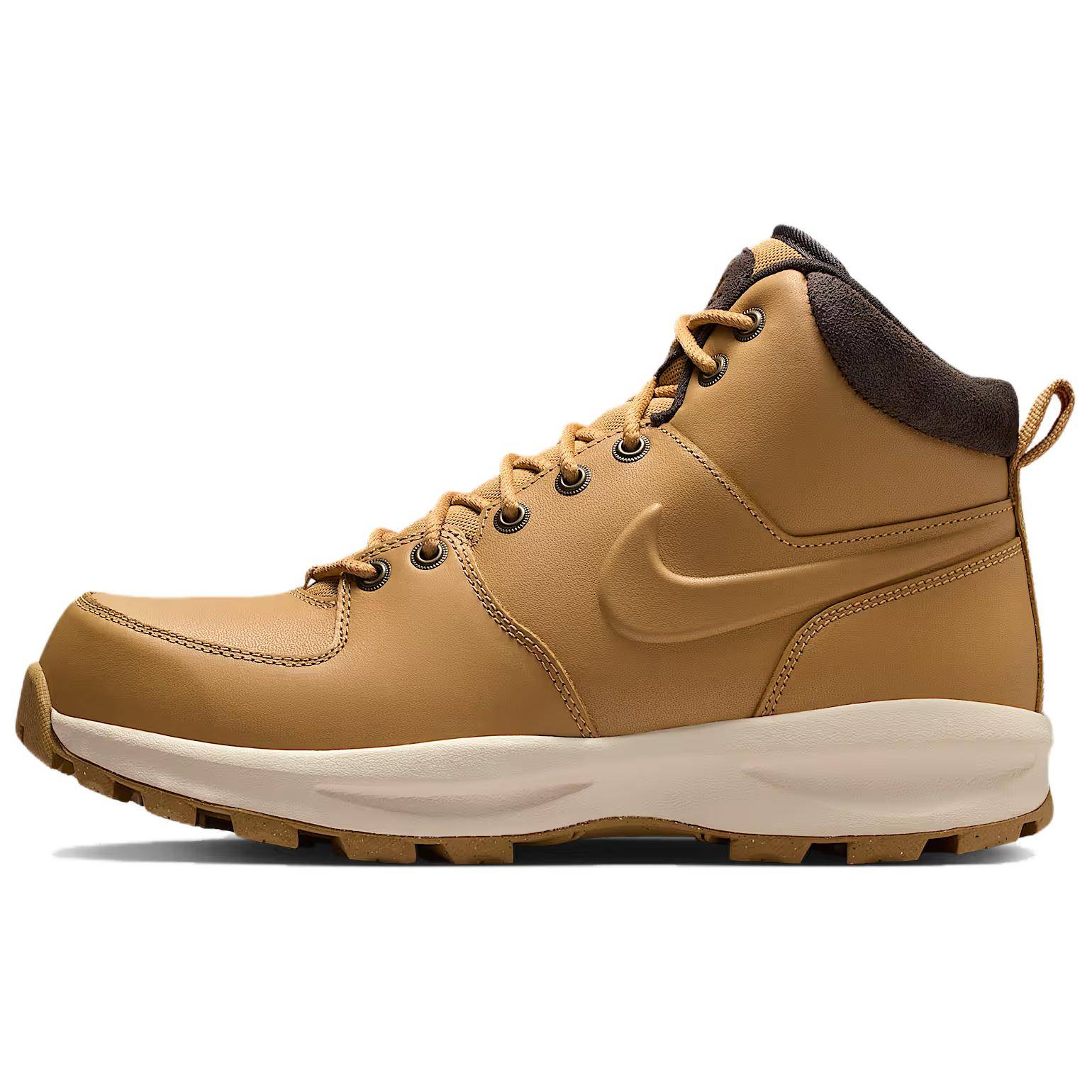 Nike Manoa Läder Haystack Herr Sneakers Tan Sammet-Brun Björk HF7095-700 46