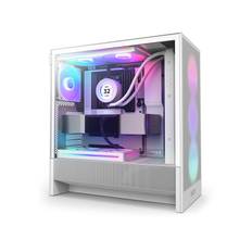 NZXT H5 Flow RGB (2024) - Chassi - Miditower - Vit