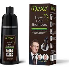 Instant Shampoo for Brown Hair, Hair Dye Shampoo for Men and Women, Easy to Use, 100 Grey Coverage, Easy and Quick, Lasts 30 Days, 3-in-1 Brown Hair Dye