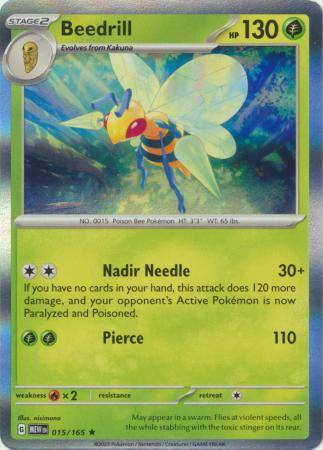 Beedrill - 015/165 (Holo).
