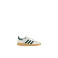 Adidas, Sko, Herre, Grå, 36 1/2 EU, Læder, Læder Ruskind Håndbold Sneakers med Flad Sål