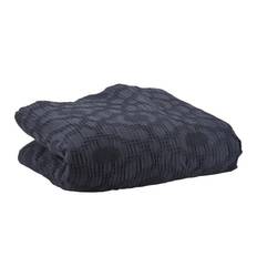 Økologisk sengetæppe fra BAHNE INTERIOR - NAVY 150x260 cm.