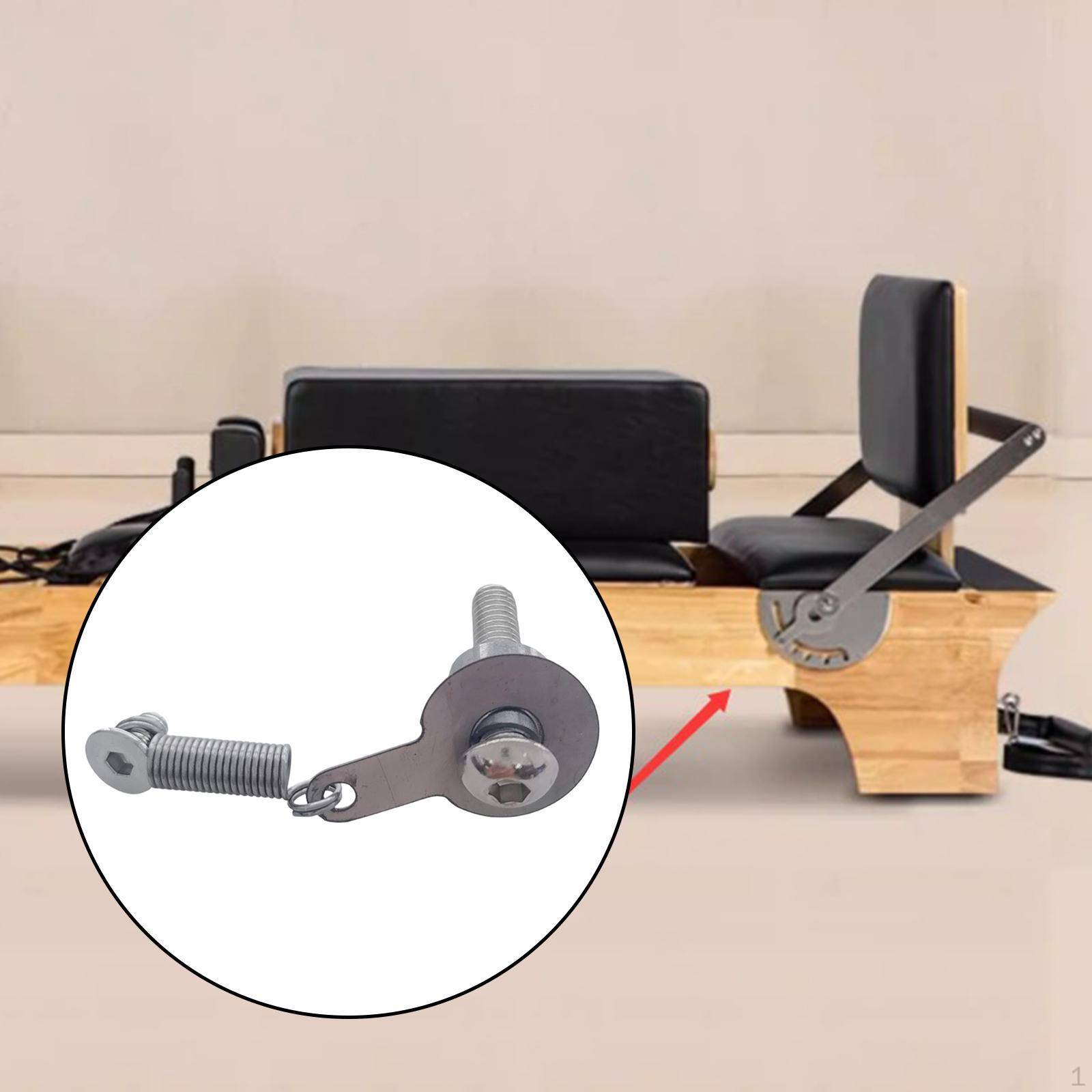 Pilates Reformer Fast Stångskruv Träning Enkel Installation Direkt Ersättning gray