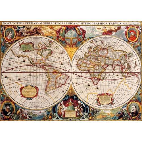 1000 bitar - Antique World Map