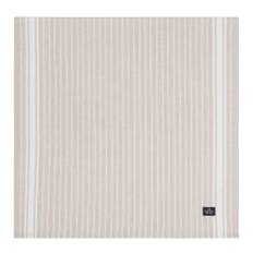 Lexington - Icons randig servett oxford 50x50 cm beige/vit