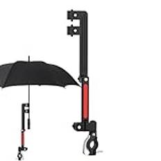 Stroller Umbrella Holder, Golf Umbrella Clamp, Adjustable Umbrella Stand, Push Cart Umbrella Holder, Golf Cart Umbrella Holder, Cart Sunshade Holder, Sunshade Clamp, Outdoor Umbrella Holder