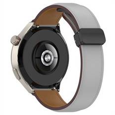 För Samsung Galaxy Watch 6 40mm 44mm / Watch 5 40mm 44mm Watch Band 20mm Genuine Cow Leather Folding Spänne Handledsrem