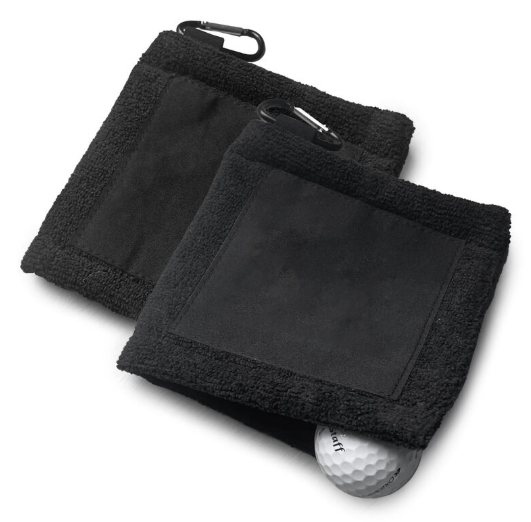 Lord Nelson Golfbold og Club håndklæde - Sort.