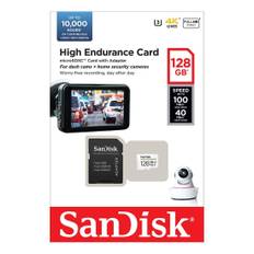 SANDISK Minneskort MicroSDXC 128GB High Endurance med adap