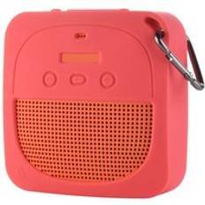 Flerfärgat stötsäkert fodral för bose soundlink micro soft skyddande silikonöverdrag för soundlink micro speaker - Persikaröd