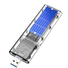 MAIWO SSD Diskbox M2 till USB 3.0 SSD-adapter med Back Shell M2 SSD Case SATA-chassi för PCIE NGFF SATA M / B-nyckel för