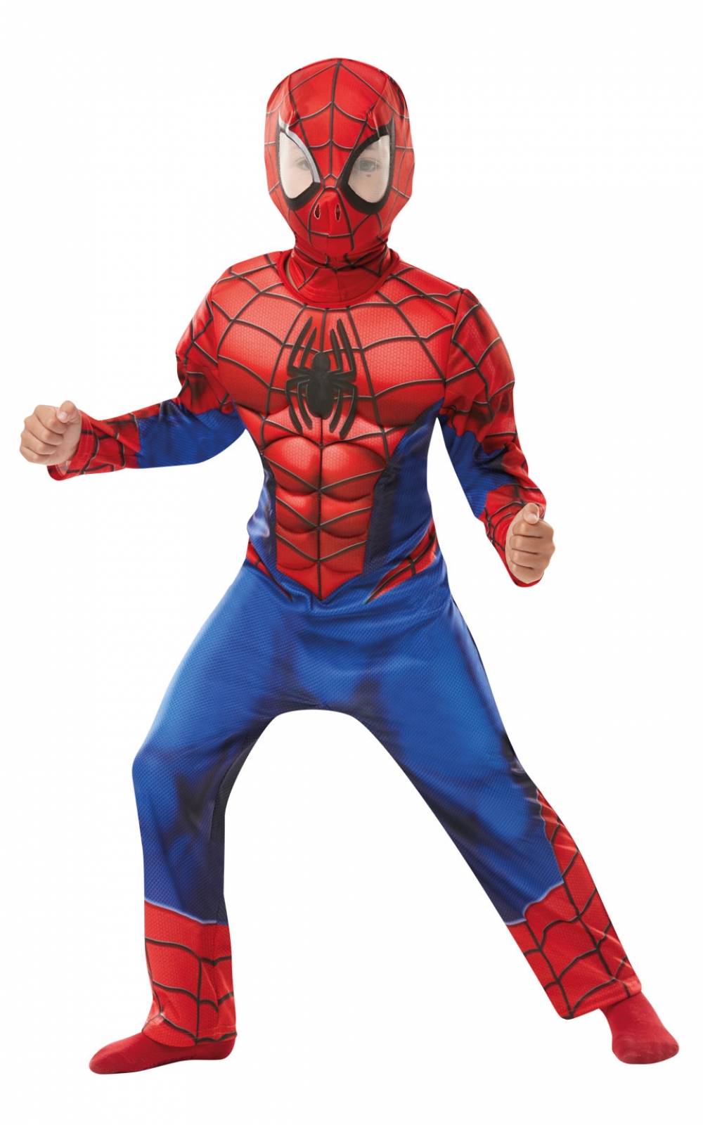 Spiderman LUX børn muskulös kropp 9-10