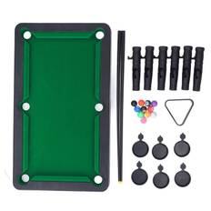 Kids Pool Game Table High Simulation Interactive Miniature Billiard Pool Set for Double Player