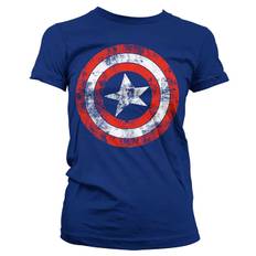 Captain America Logo T-shirt Dame - XXL