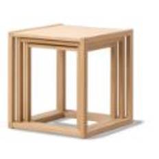 Fredericia Furniture BM375 Nesting Tables - Eg/Lys Olie