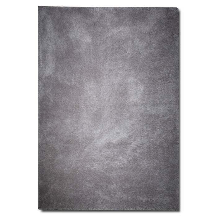 Amaze tæppe m. overlock - 200x300 - Mørkegrå.