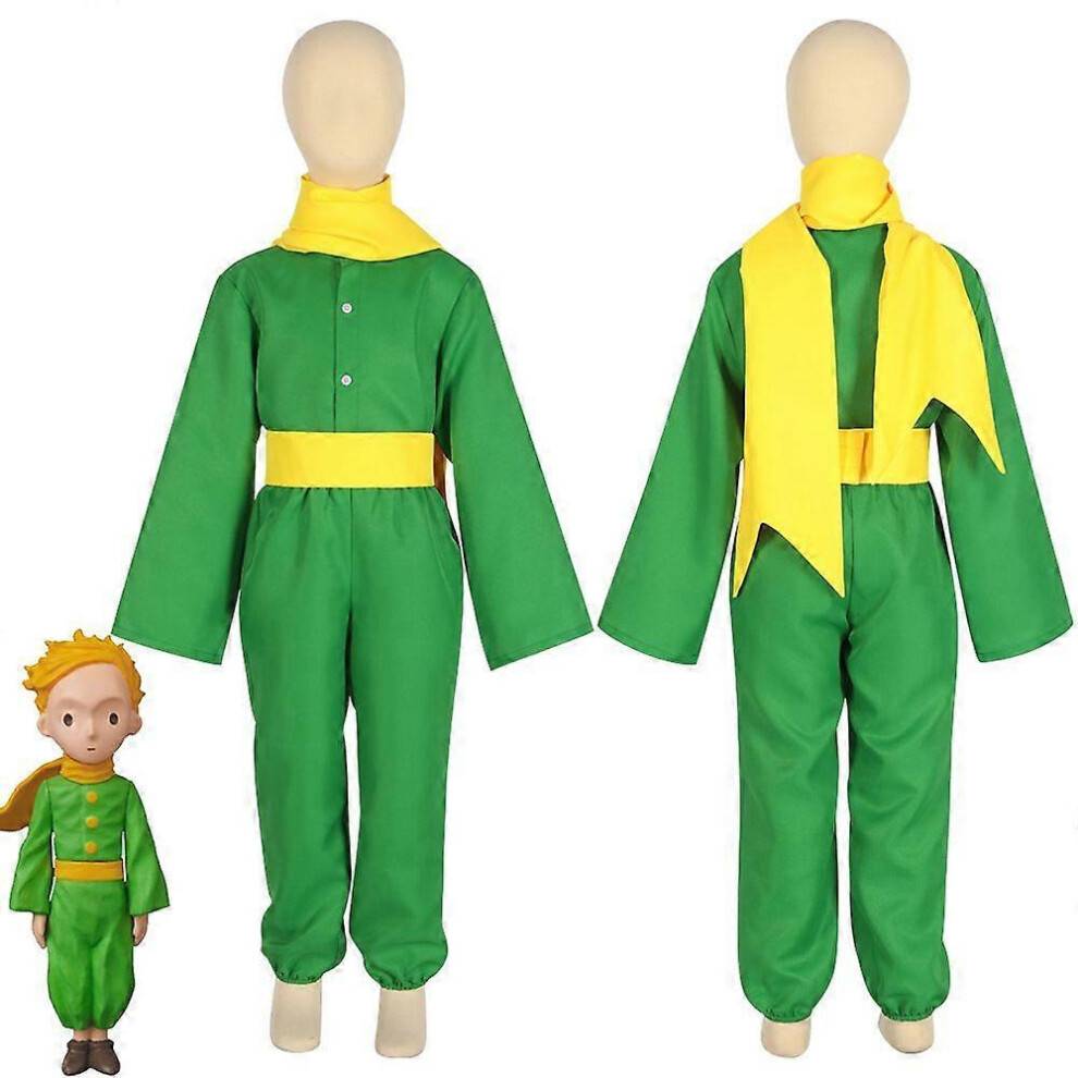 (150 Kids) The Little Prince Cosplay Costumes Party Fancy Dress Set for Mens