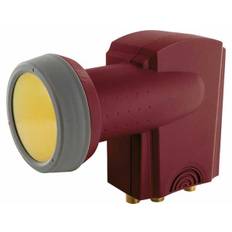 Digitales Quad-LNB Ziegelrot RAL 8012 40mm/ Sun Protect