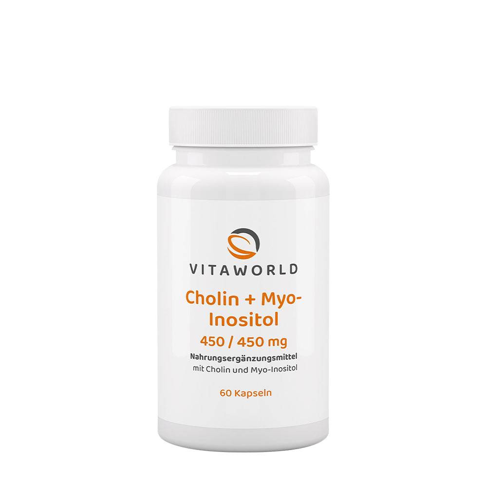 Vitaworld - Choline + Myo-Inositol 450/450mg - 60 kapslar