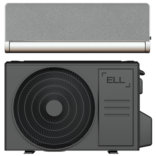 ELL Front Silver luft til luft varmepumpesæt, 4,4 kW