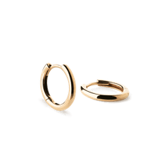 Bright Gold Hoops - Sleek 14K Earrings | Akind 14K Gold / pair / 10 mm