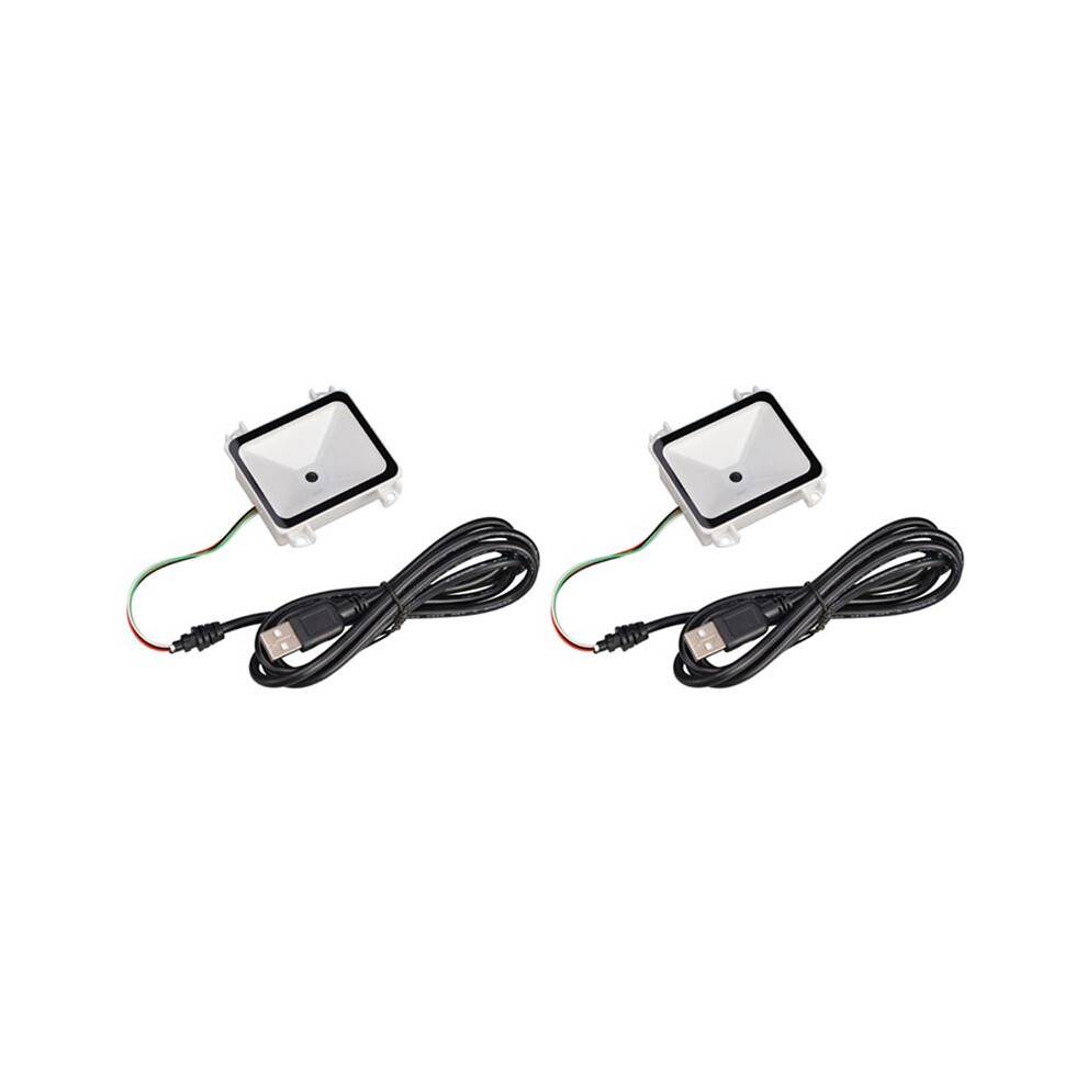 2X Embedded 2D Barcode Scanner USB QR Barcode Reader RS232 TTL Interface Kiosk Small Fixed Installation Barcode Printer