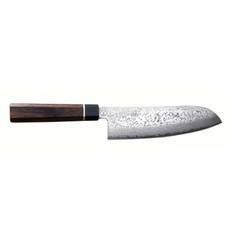 Santoku kniv, Suncraft Black, 167 mm